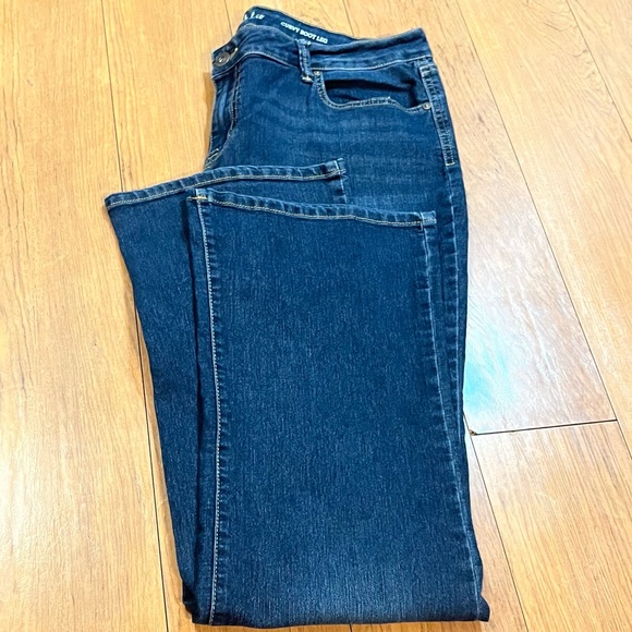 Style & Co Classic Curvy Boot Leg Dark Wash Jeans Sz 16 - Picture 8 of 8